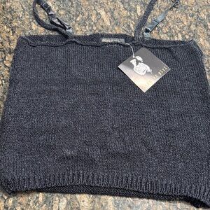 Sweater Girl Black Camisole. Size L. New with tags